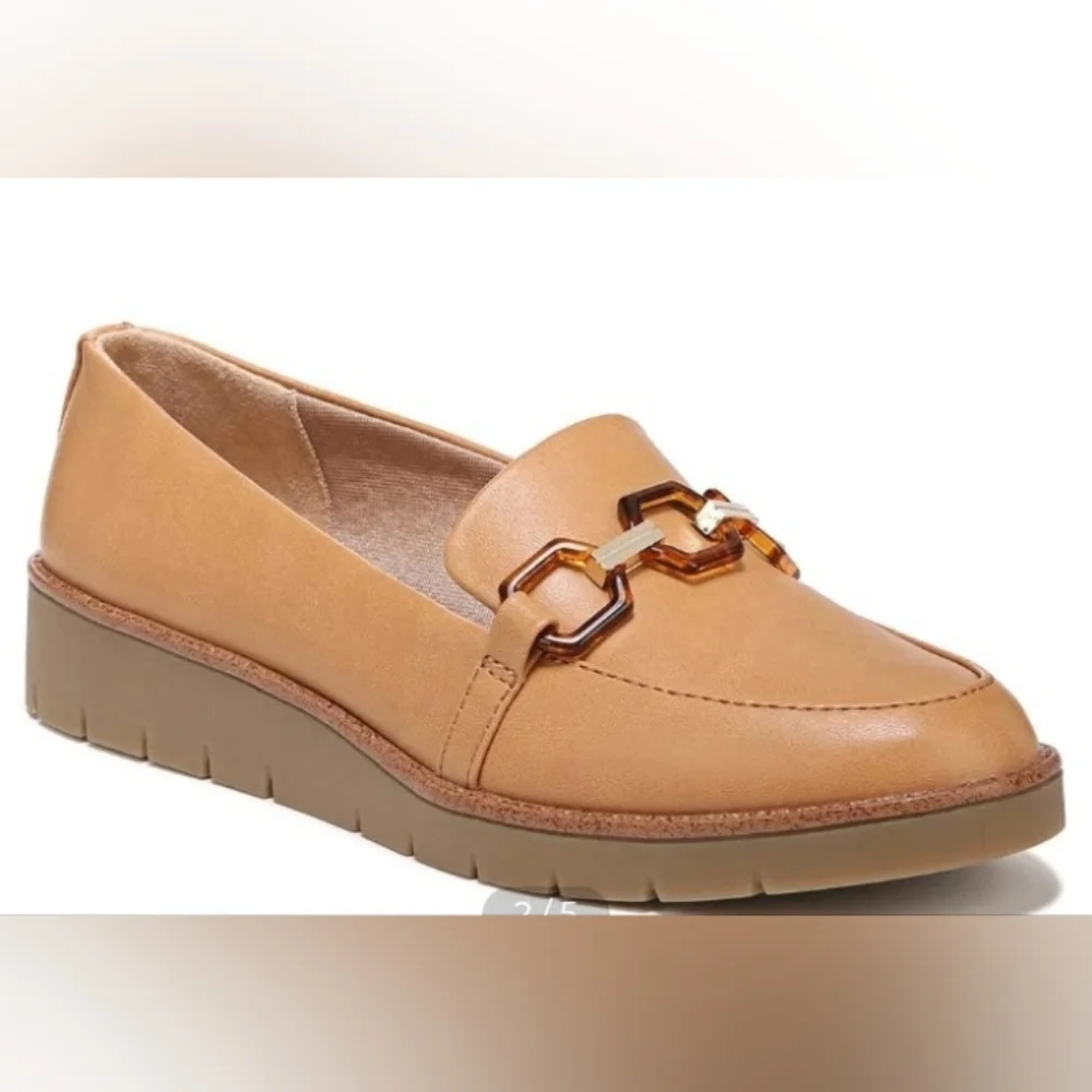 Natural Life Optimist Tan Loafers 10 Infinity Comfort Preppy Office